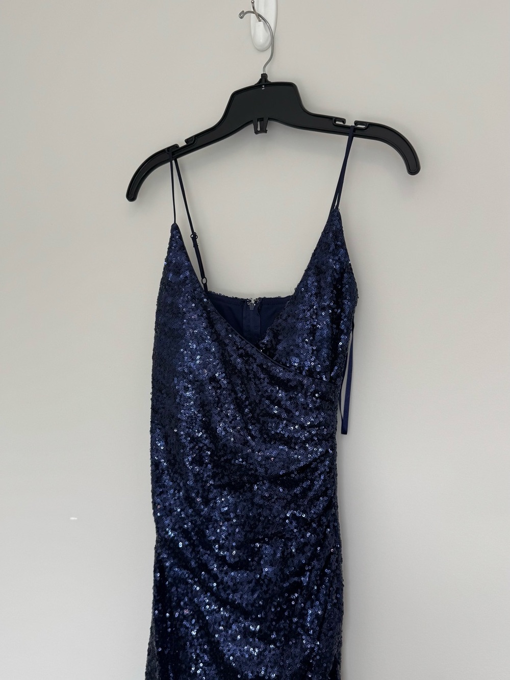 Le Chateau Navy Sequin Ballgown- Prom Dress